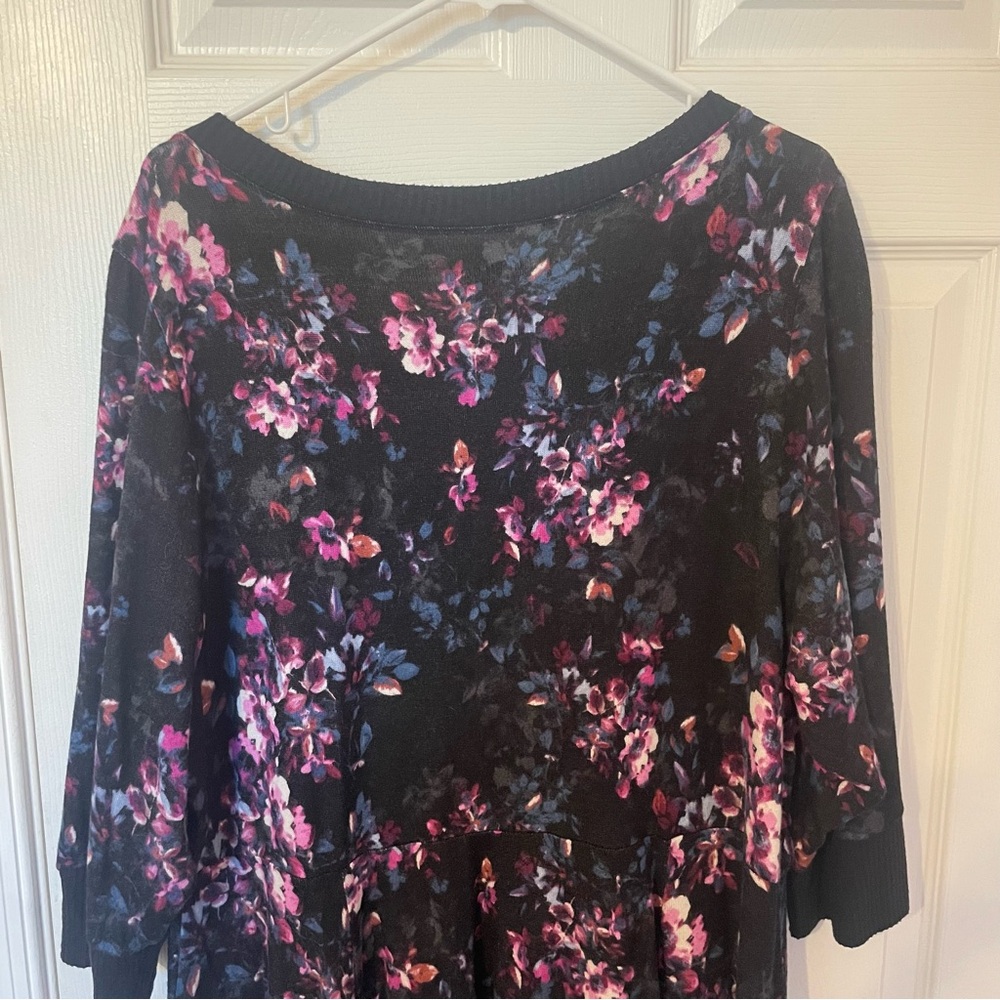Torrid Super Soft Plush Floral Dress - Picture 8 of 10